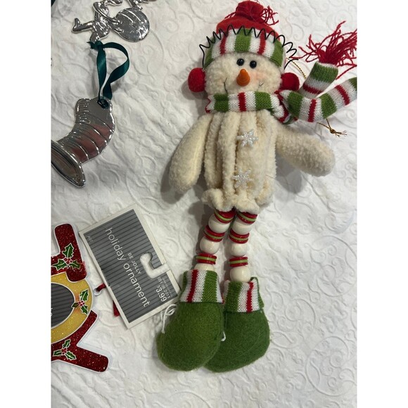 Christmas ornaments set of 8 misc ornaments some vintage pat the bunny Dr seuss - Picture 2 of 6